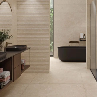 Veggflis <strong>Glamstone</strong>  Beige Matt 33x90 cm